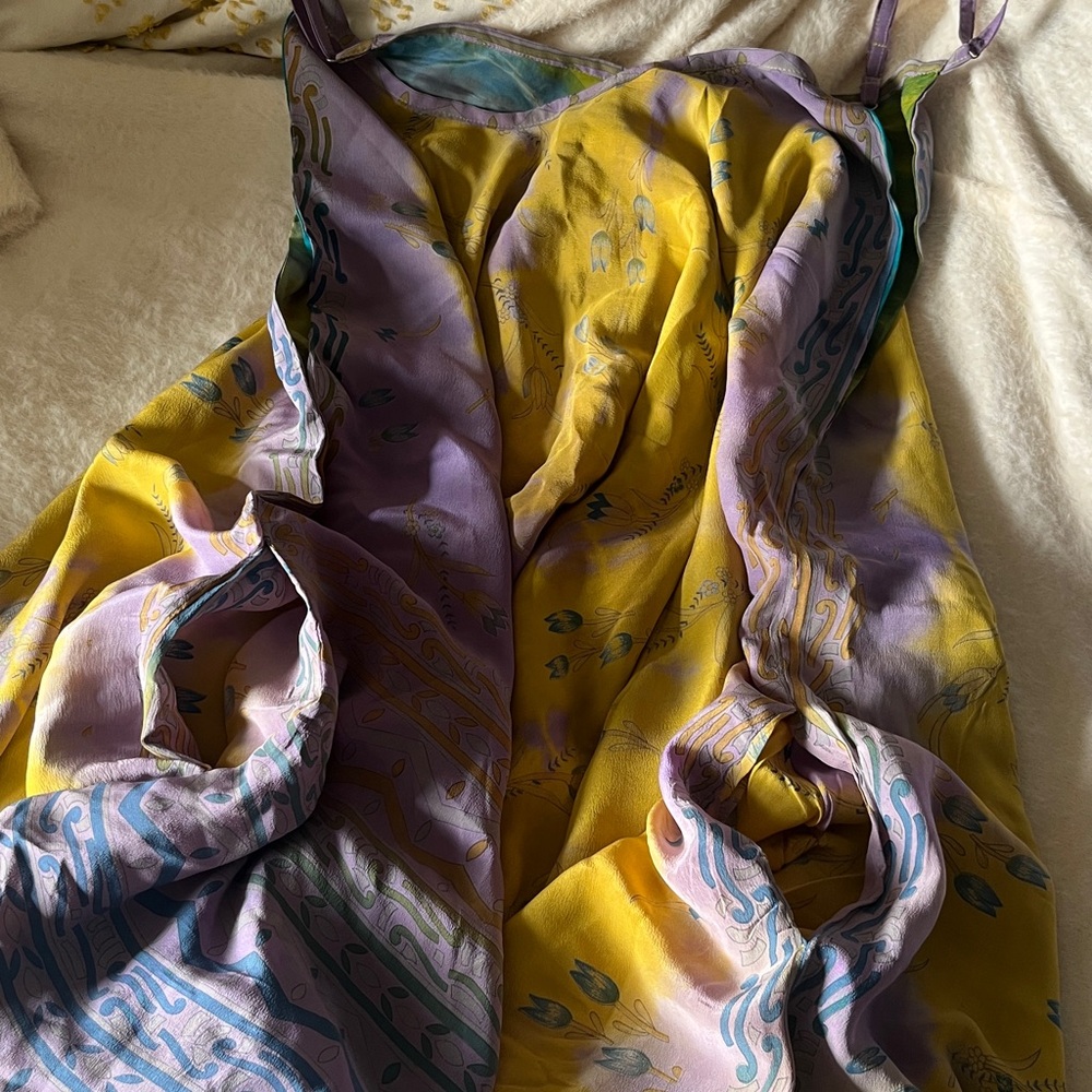KANTHA BAE SILK Moonchild Mini Dress Reversible Free Size - Picture 13 of 14